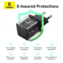 Сетевое зарядное устройство Baseus Palm Fast Charger 1C PD3.0 20W Type-C 3A Черный