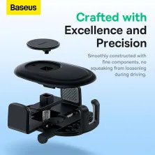 Автодержатель для телефона Baseus UltraControl Lite Series Car Holder на торпедо Черный