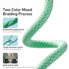 Кабель Baseus Dynamic Series Fast Charging Data Cable Type-C to Lightning PD 20W 1m Зелений