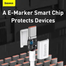 Кабель Baseus Superior Series Fast Charging Data Cable Type-C to Type-C 100W 20V 5A 1m Білий