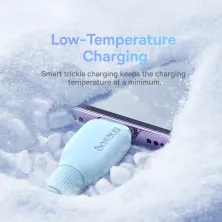 Кабель Baseus Pudding Series Fast Charging Data Cable Type-C to Lightning PD 20W 2m Блакитний