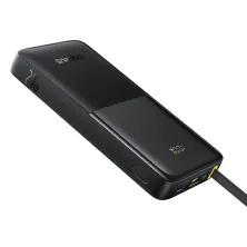 УМБ Baseus Bipow 2 with USB-C Cable 10000mAh 20W с технологией QC3.0+PD3.0 и Type-C кабелем 20W Черный