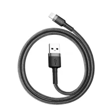Кабель Baseus Cafule Cable USB to Lightning 2.4A 0.5m Чорний