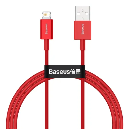 Кабель Baseus Superior Series Fast Charging Data Cable USB to Lightning 2.4A 1m Червоний