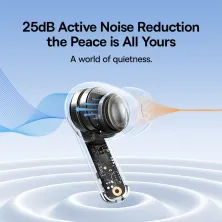 Бездротові Bluetooth навушники Baseus Bowie MZ10 TWS з функцією шумозаглушення ANC Чорний