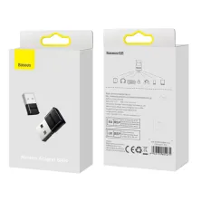 USB Bluetooth Адаптер BASEUS Wireless Adapter BA04 BT5.0 20m Черный