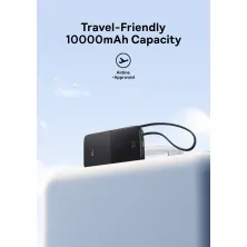 УМБ Baseus EnerFill FC51 Bipow2 Pro 10000mAh 22.5W 2.4A з технологією QC3.0+PD3.0 та Type-C кабелем 22.5W Чорний