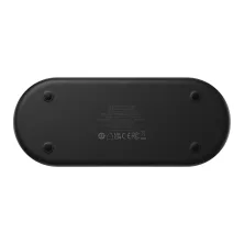 Бездротовий зарядний пристрій Baseus Digital LED Display 2in1 Wireless Charger з технологією Qi 20W Чорний