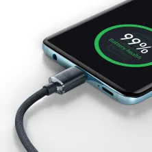 Кабель Baseus Crystal Shine Series Fast Charging Data Cable Type-C to Type-C 100W 20V 5A 2m Чорний