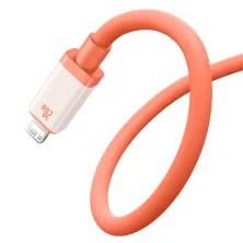 Кабель Baseus 0℃ Series Fast Charging Data Cable Type-C to Lightning PD 20W 2m Помаранчевий