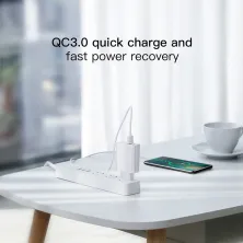 Сетевое зарядное устройство Baseus Speed Dual QC3.0 30W 2USB 5A Белый