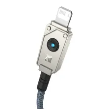 Кабель Baseus Unbreakable Series Fast Charging Data Cable USB to Lightning 2.4A 1m Сірий