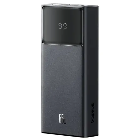 УМБ Baseus Star-Lord Digital Display 20000mAh 65W 6A с технологией QC3.0+PD3.0 2USB+Type-C + Кабель USB to Type-C Черный