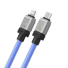 Кабель Baseus CoolPlay Series Fast Charging Data Cable Type-C to Lightning PD 20W 1m Синій