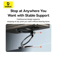 Автодержатель для телефона магнитный Baseus MagPro Series II Magnetic Car Mount на торпедо Черный