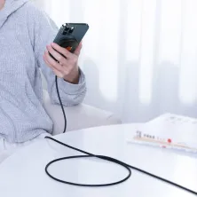 Бездротовий зарядний пристрій Baseus Simple Magnetic Stand з функцією MagSafe і Qi 15W Чорний