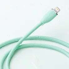 Кабель Baseus Jelly Liquid Silica Gel Fast Charging Data Cable Type-C to Lightning PD 20W 1.2m Зелений