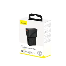 Сетевое зарядное устройство Baseus Universal Conversion PPS QC3.0+PD3.0 18W USB+Type-C 3A Универсальное Черный