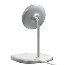 Бездротовий зарядний пристрій Baseus Swan Magnetic з функцією MagSafe і Qi 15W Білий