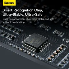 Бездротовий зарядний пристрій Baseus Digital LED Display 2in1 Wireless Charger з технологією Qi 20W Чорний