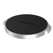 Автодержатель для телефона магнитный Baseus Small Ears плоский на торпедо Серебристый