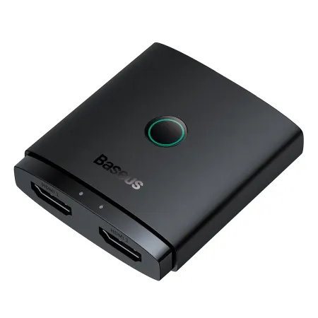 HDMI Світч розгалужувач Baseus AirJoy 2in1 Bidirectional HDMI to 4KHDMI*2 Switch Чорний