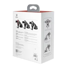 Автодержатель для телефона Baseus Osculum Type Gravity Черно-Красный