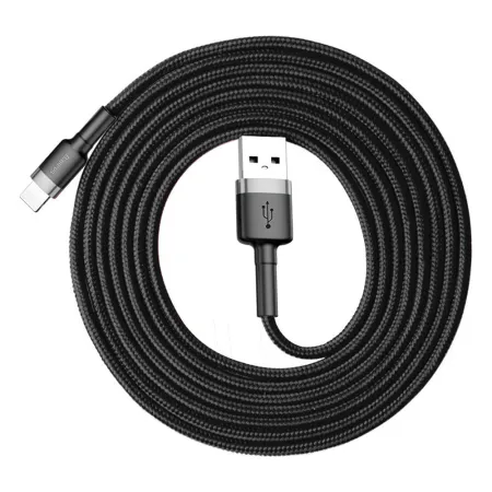Кабель Baseus Cafule Cable USB to Lightning 1.5A 2m Чорний