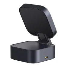 Бездротовий зарядний пристрій Baseus PicoGo Series 2-in-1 Magnetic з функцією MagSafe і Qi2 15W та вбудованим кабелем Type-C 67W Чорний