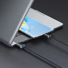 Кабель Baseus Crystal Shine Series Fast Charging Data Cable USB to Type-C 100W 20V 5A 2m Чорний