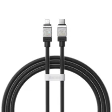 Кабель Baseus CoolPlay Series Fast Charging Data Cable Type-C to Lightning PD 20W 1m Чорний