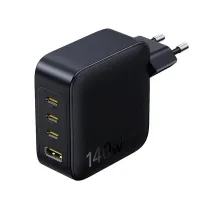 Сетевое зарядное устройство Baseus EnerFill FH11 GaN Fast Charger 140W USB+3Type-C Черный