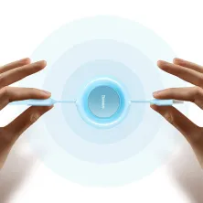 Кабель Baseus Bright Mirror 2 Series Retractable 3-in-1 Fast Charging Data Cable USB to Lightning+Type-C+MicroUSB 3.5А 1.1m Блакитний
