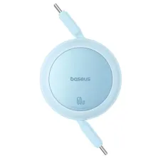 Кабель Baseus Free2Pull Mini Charging Data Cable Type-C to Type-C 60W 1m Голубой