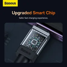 Кабель Baseus CoolPlay Series Fast Charging Cable USB to Lightning 2.4A 1m Білий