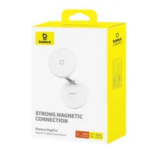 Держатель для телефона Baseus MagPro Magnetic Foldable Белый