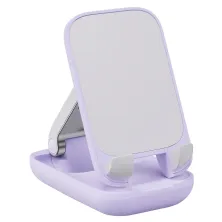 Подставка для телефона настольная Baseus Seashell Series Folding Phone Stand Фиолетовый