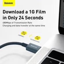 Кабель Baseus Superior Series Fast Charging Data Cable Type-C to Lightning PD 20W 1m Синій