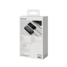 УМБ Baseus Adaman 40000mAh 22.5W з технологією QC3.0 + PD3.0 3USB+Type-C + Кабель USB to Micro Чорний