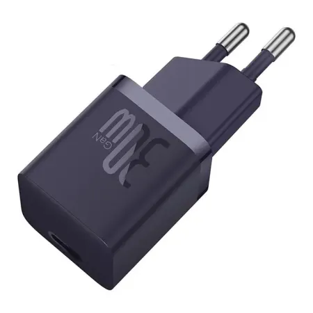 Сетевое зарядное устройство Baseus GaN5 Fast Charger 1C PD3.0 30W Type-C 3A Фиолетовый