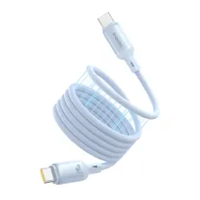 Кабель Baseus PicoGo Magnetic Liquid Silicone Series Fast Charging Data Cable Type-C to Type-C 240W 1m Блакитний