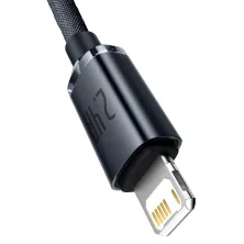 Кабель Baseus Crystal Shine Series USB to Lightning 2.4A 2m Чорний