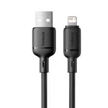 Кабель Baseus Silky Series Fast Charging Data Cable USB to Lightning 2.4A 1m Черный