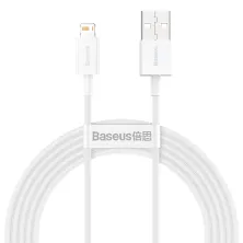 Кабель Baseus Superior Series Fast Charging Data Cable USB to Lightning 2.4A 2m Білий