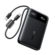 УМБ Baseus EnerFill FC11 10000mAh 45W и двумя встроенными кабелями Type-C 45W Черный