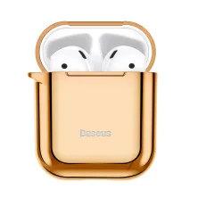 Чехол Baseus Shining hook Case для Apple AirPods/AirPods 2 Золотой