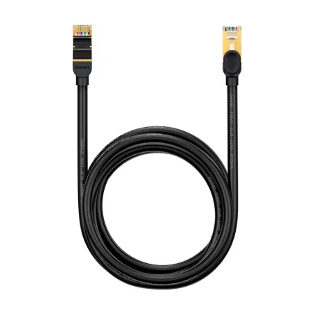 Кабель Baseus High Speed CAT7 Seven Types RJ45 10Gigabit Network Cable Ethernet Круглый 3m Черный