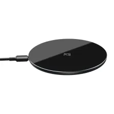 Беспроводное зарядное устройство Baseus Simple NEW Wireless Charger с технологией Qi 15W Черный