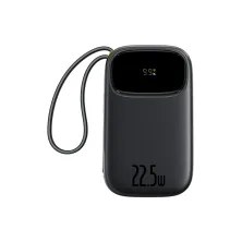 УМБ Baseus EnerFill FC31 Qpow3 Dual-Cable 20000mAh 22.5W с технологией QC3.0+PD3.0 и iP 20W+Type-C 22.5W кабелем Черный