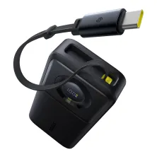 УМБ Baseus Free2Pull with Retractable Cable 20000mAh 65W с технологией QC3.0+PD3.0 и Type-C кабелем 60W Черный